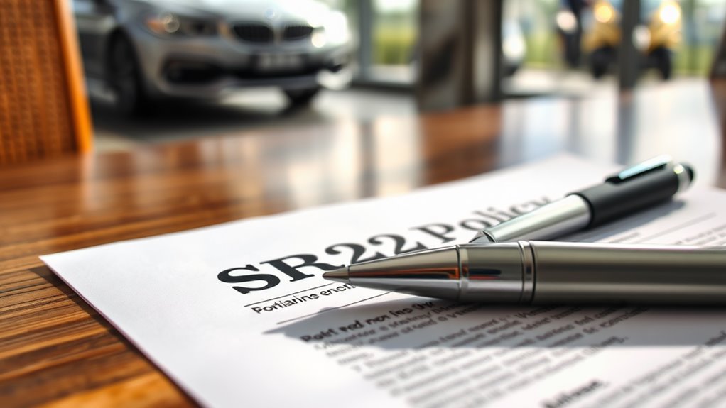 non driver sr22 policy differences