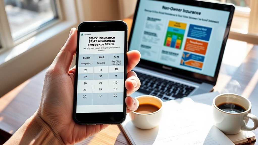 non owner sr 22 insurance requirements